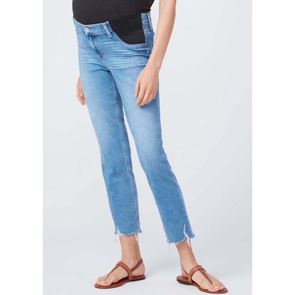 PAIGE Cindy Cropped Maternity Jeans